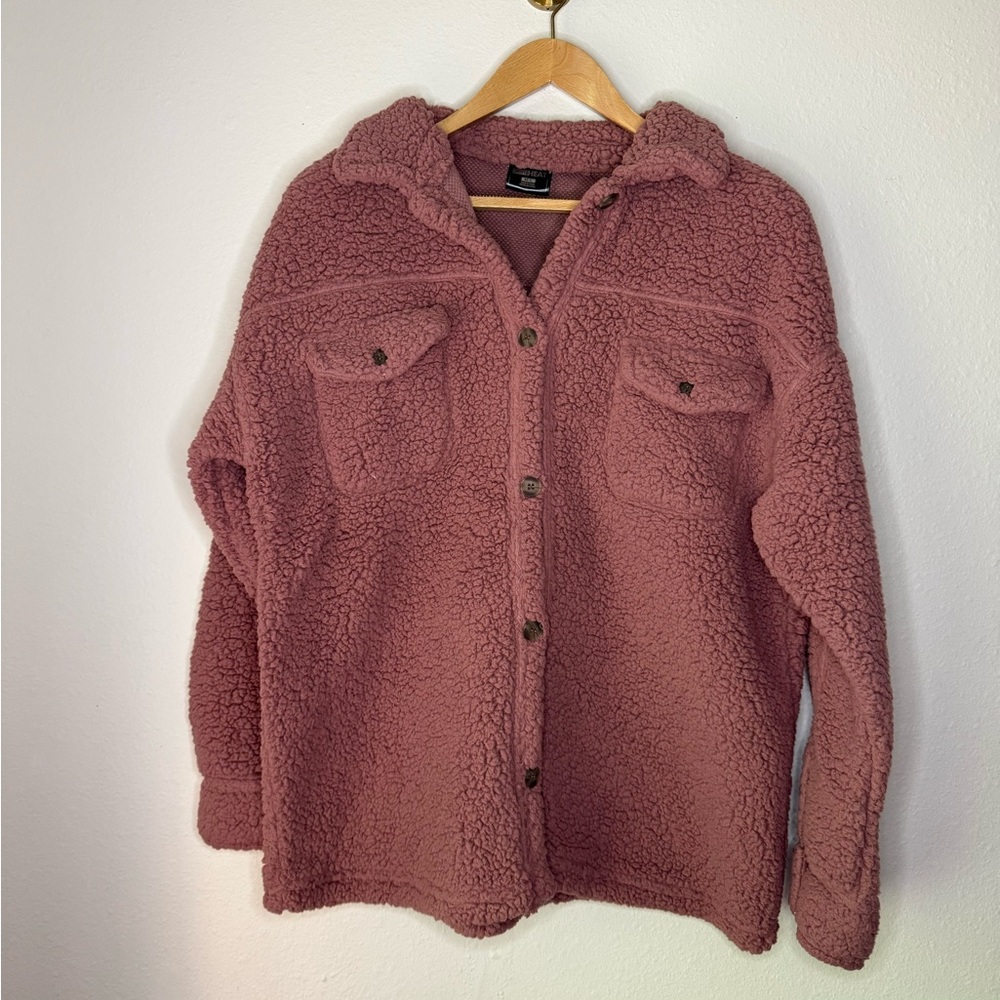 32 Degrees Women's Sherpa Shirt Jacket size M / L